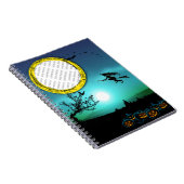 Halloween Witch, Jack o' Lantern, Foto Lijst Notitieboek (Rechterzijde)