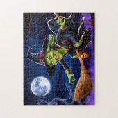Halloween / Witch Jigsaw Puzzel (Verticaal)