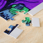 HALLOWEEN WITCH JIGSAW PUZZLE LEGPUZZEL (Zijkant)