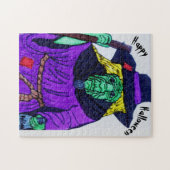 HALLOWEEN WITCH JIGSAW PUZZLE LEGPUZZEL (Horizontaal)