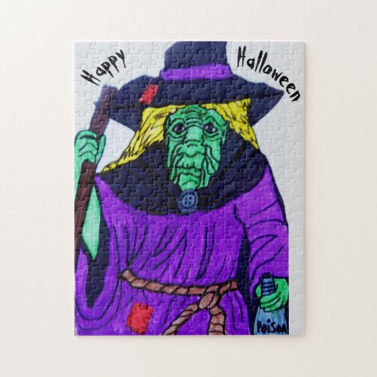 HALLOWEEN WITCH JIGSAW PUZZLE LEGPUZZEL (Verticaal)