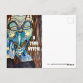 HALLOWEEN WITCH JOKE BRIEFKAART (Achterkant)