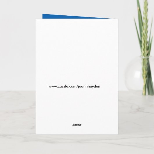 HALLOWEEN WITCH JOKE card Kaart (Achterkant)