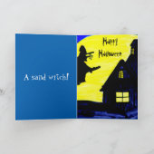 HALLOWEEN WITCH JOKE card Kaart (Binnen)