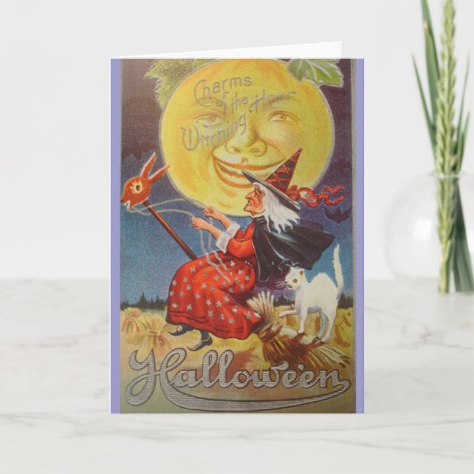  Halloween Witch Kaart (Voorkant)