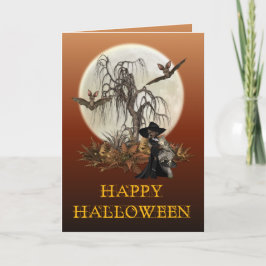 Halloween Witch Kaart