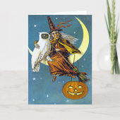  Halloween Witch Kaart (Voorkant)