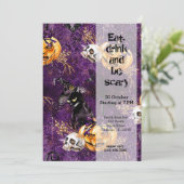 Halloween Witch Kaart (Staand voorkant)