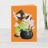 Halloween Witch Kaart (Voorkant)