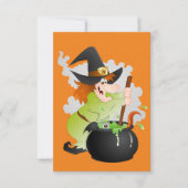 Halloween Witch Kaart (Voorkant)