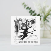 Halloween Witch Kaart (Staand voorkant)