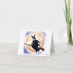 Halloween Witch Kaart