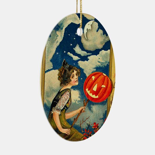  Halloween Witch Keramisch Ornament (Rechts)