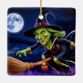 Halloween / Witch Keramisch Ornament (Achterkant)