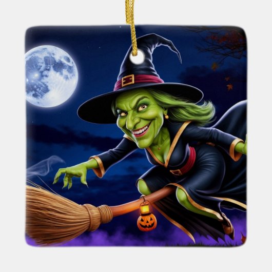 Halloween / Witch Keramisch Ornament (Voorkant)