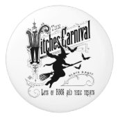  Halloween Witch Keramische Knop (Voorkant)