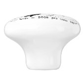  Halloween Witch Keramische Knop (Zijkant)