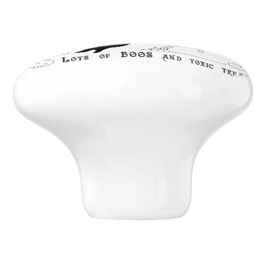  Halloween Witch Keramische Knop (Zijkant)