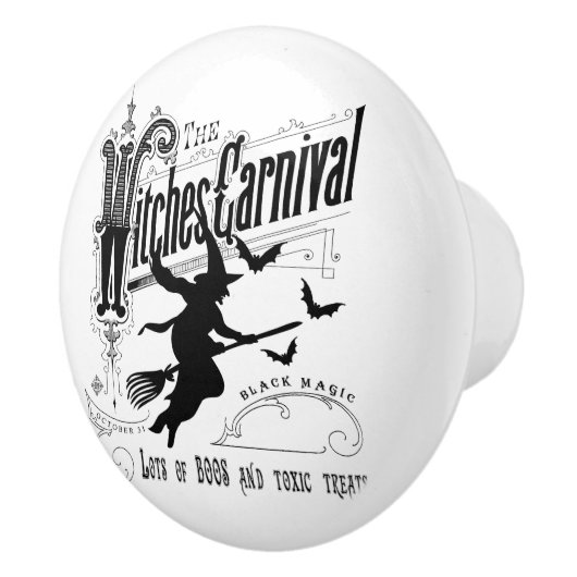  Halloween Witch Keramische Knop (Rechts)