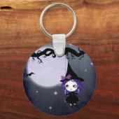 Halloween Witch Keychan Sleutelhanger (Voorkant)