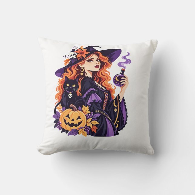 Halloween witch kussen (Voorkant)