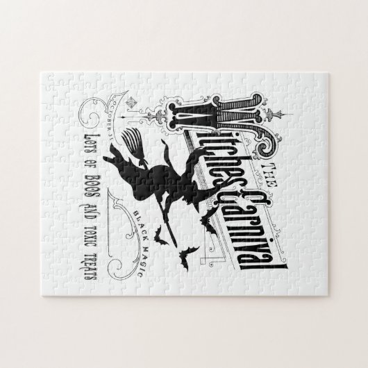  Halloween Witch Legpuzzel (Horizontaal)