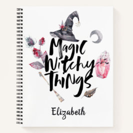 Halloween Witch Magic Witchy Dingen Notitieboek