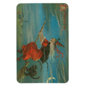 Halloween Witch Magnet Magneet (Verticaal)
