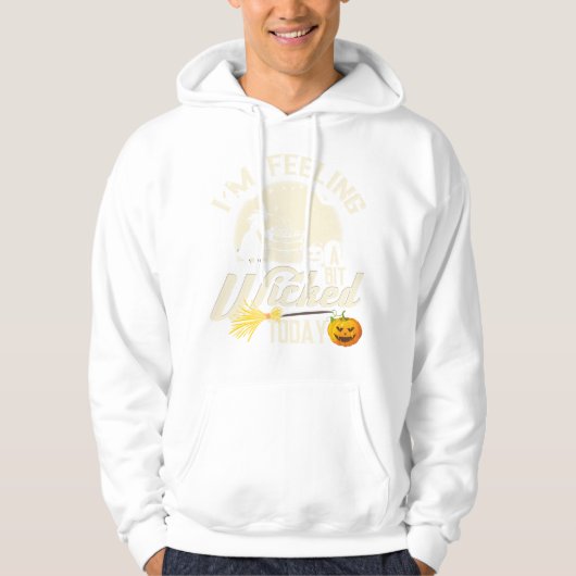 Halloween Witch met gevoel voor schaamte grappige  Hoodie (Voorkant)