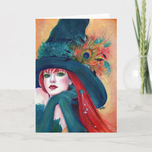 Halloween Witch met vervalkaart van Renee Lavoie Kaart