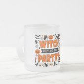 Halloween Witch Mok voor Party Lovers & Coffee Fan (Voorkant links)