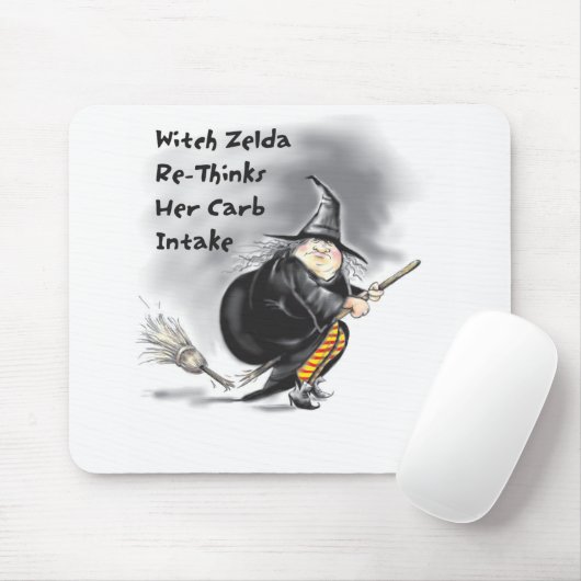 Halloween Witch-muispad Muismat (Met muis)