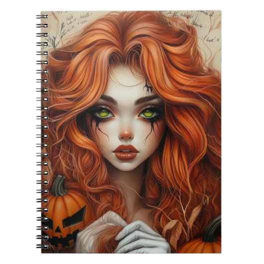 Halloween Witch Notitieboek (Voorkant)