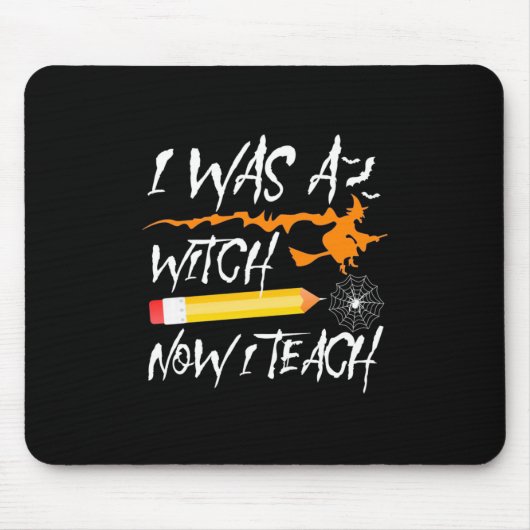 Halloween Witch, nu leer ik Muismat (Voorkant)
