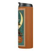 Halloween Witch & Owl Thermosbeker (Geroteerd rechts)