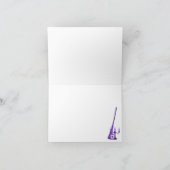 Halloween Witch Paars Baby shower Dank je Bedankkaart (Binnen)