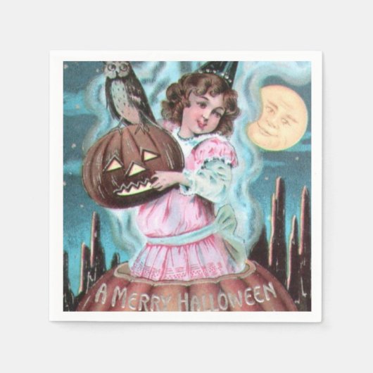 Halloween Witch papier servet (Voorkant)