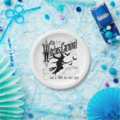 Halloween Witch Papieren Bordje (Feest)