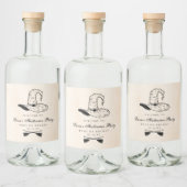 Halloween Witch Pet Label Likeurfles Etiket (Flessen)