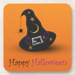 Halloween Witch Pet met spin Drankjes Onderzetter