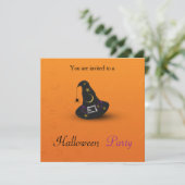 Halloween Witch Pet met spin Kaart (Staand voorkant)