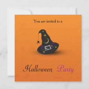 Halloween Witch Pet met spin Kaart