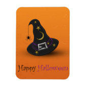 Halloween Witch Pet met spin Magneet (Verticaal)