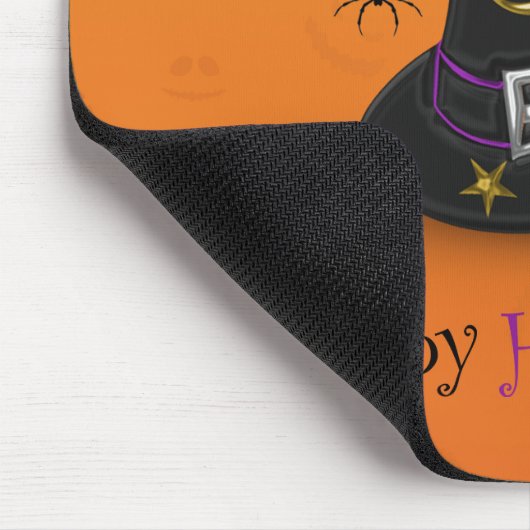 Halloween Witch Pet met spin Muismat (Hoek)
