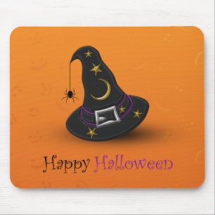 Halloween Witch Pet met spin Muismat