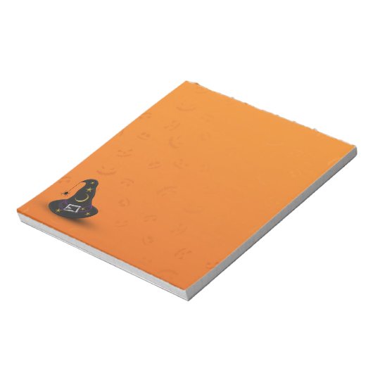 Halloween Witch Pet met spin Notitieblok (Linkerzijde)