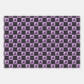 Halloween Witch Pet Pumpkin Face Spooky Pattern Inpakpapier Vel (Voorkant)