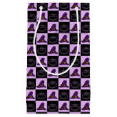 Halloween Witch Pet Pumpkin Face Spooky Pattern Klein Cadeauzakje (Voorkant)