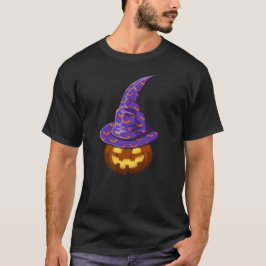 Halloween Witch Pet Pumpkin T-shirt