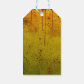 Halloween Witch Pet Spider Grungy Blood Gift Label Cadeaulabel (Achterkant)